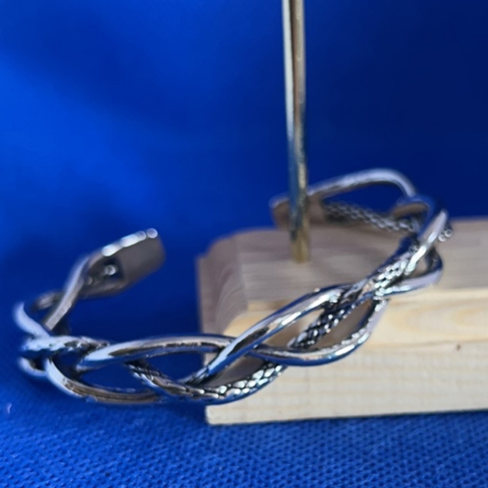 Braided Twist Cuff Bracelet